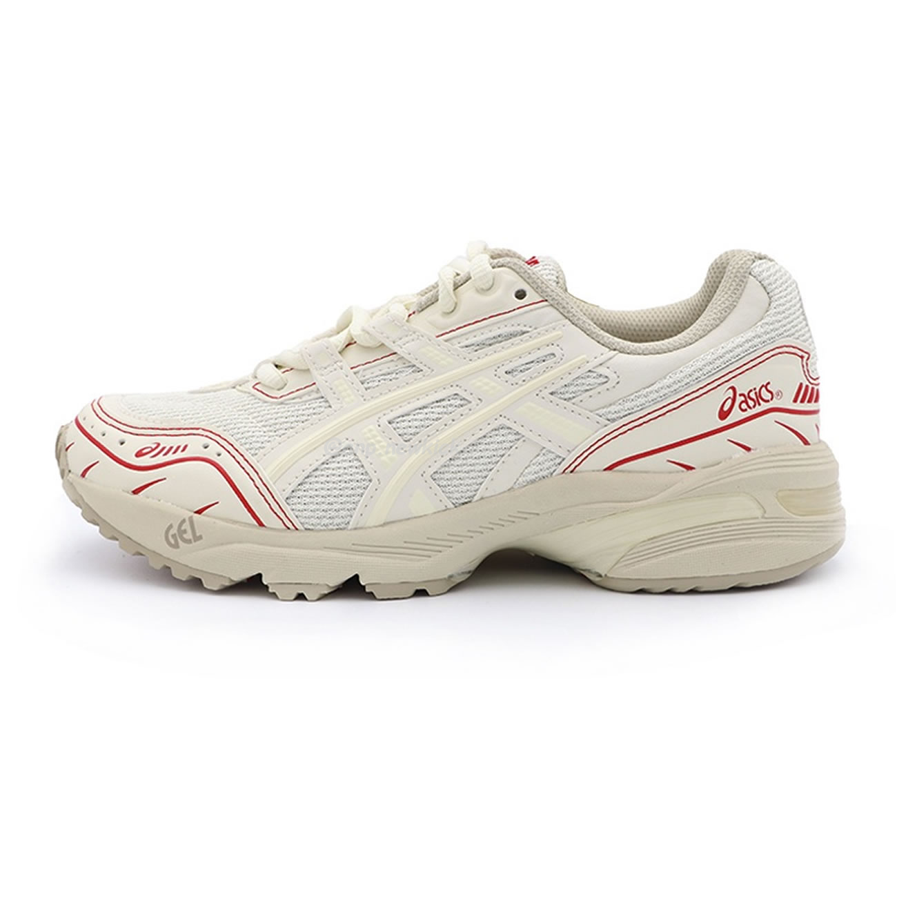 Asics Gel 1090 Grey Beige Birch French Blue White Sage Silver Cream Brown Silver Cream Gray Blue (23) - newkick.app